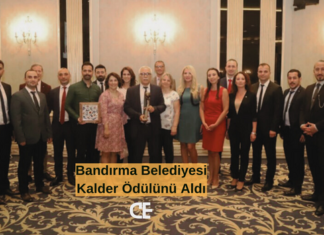 Bandırma Belediyesi Kalder Ödülünü Aldı