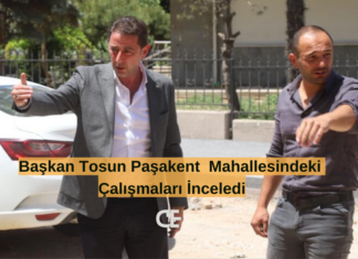 Başkan Tolga Tosun İncelemelerde Bulundu