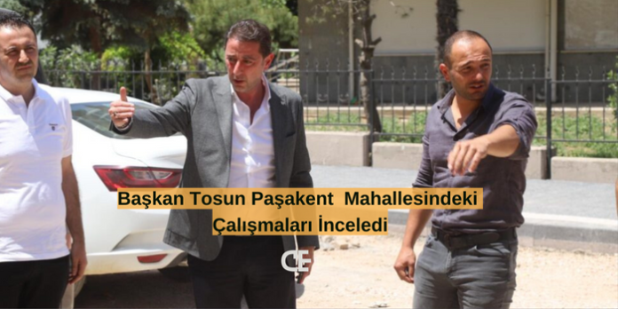 Başkan Tolga Tosun İncelemelerde Bulundu